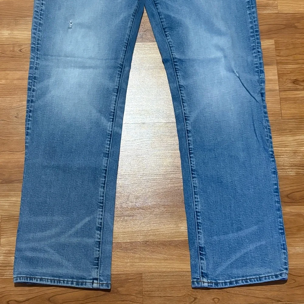 American Eagle Outfitters Men's Airflex Relaxed Straight Jeans 33x32 Flaw - Picture 3 of 12